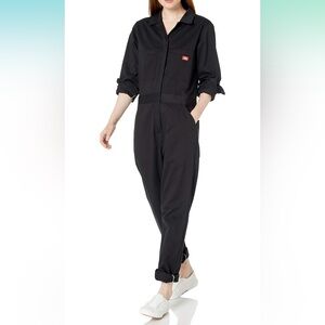 Dickies womens Long Sleeve Cotton Twill Coverall dark navy
